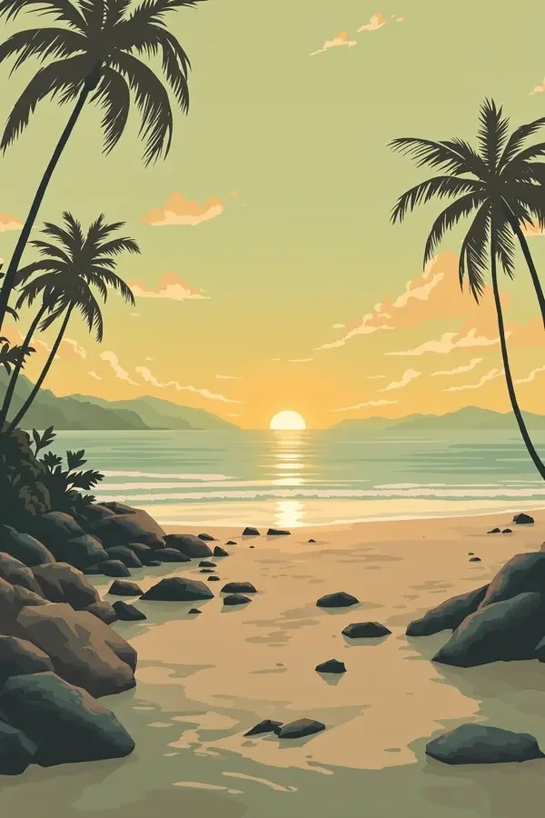 海滩恋人 - 午夜福利视频导航竖版海报
